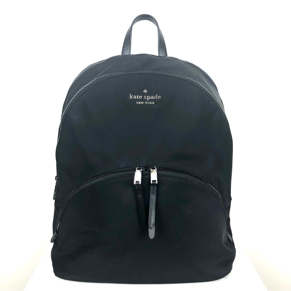 Kate Spade Karissa Nylon Large Backpack in Black 15x12x5.25 in.